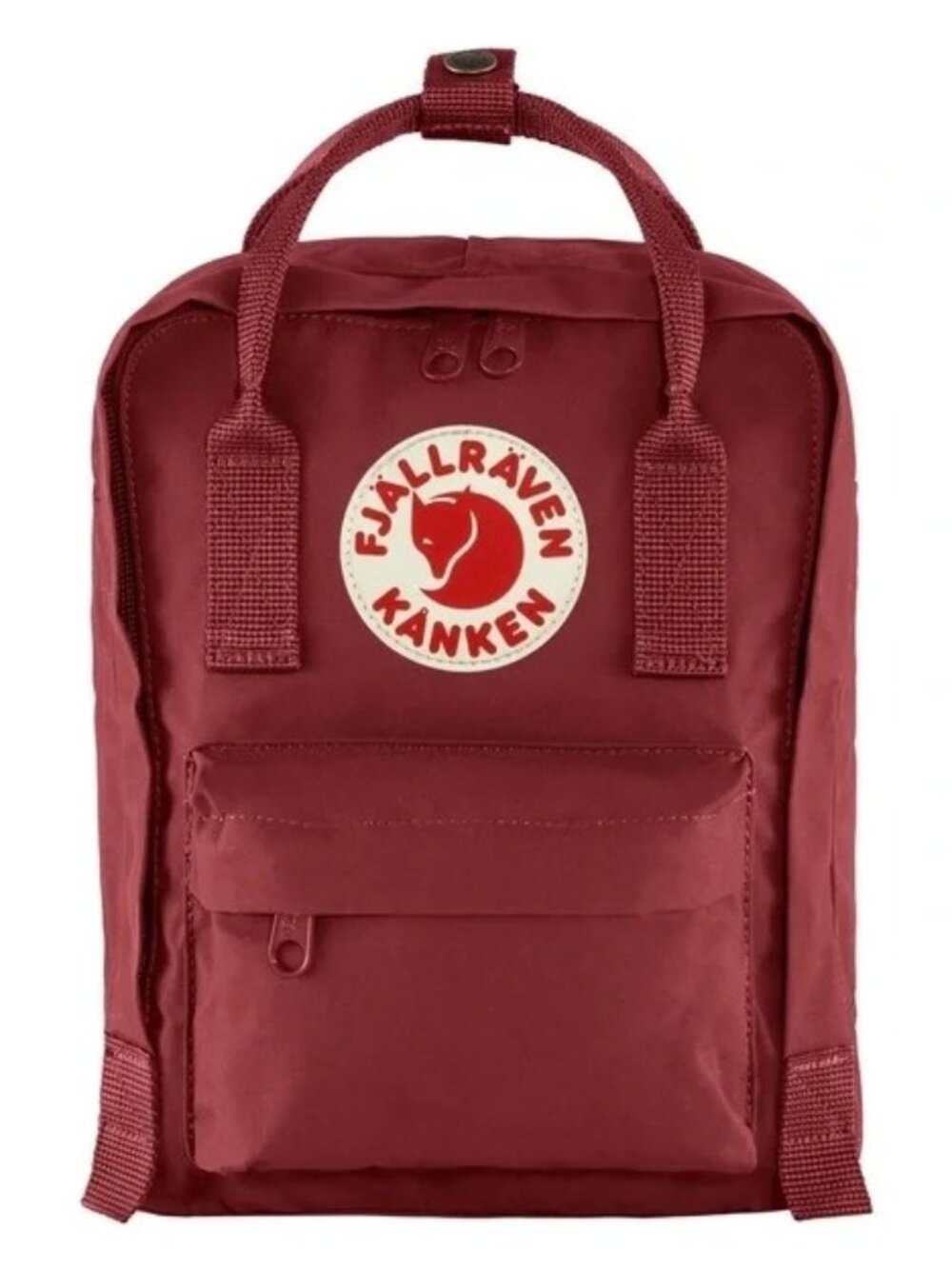 Fjallraven Kanken Mini Backback Bag Burgundy Red #23561 Small Bookbag